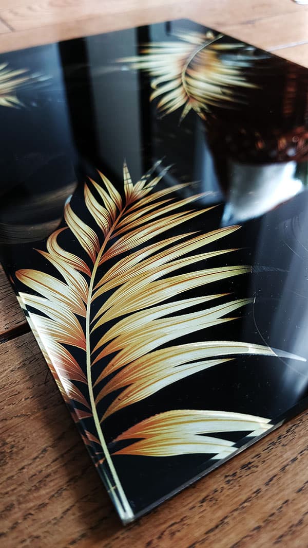 Glass UV Printing Sample