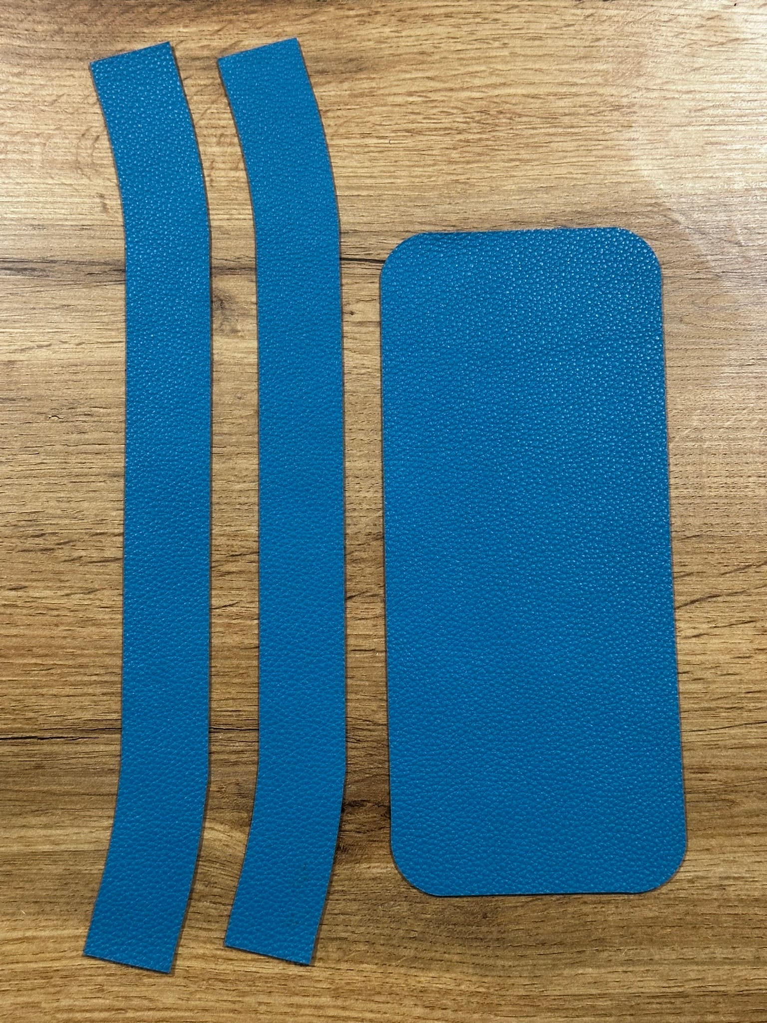 Natural ‘Bovine’ Leather – Bespoke Template Prototype for a Fashion Industry Client – Base and Bottom Finish, Photo 1