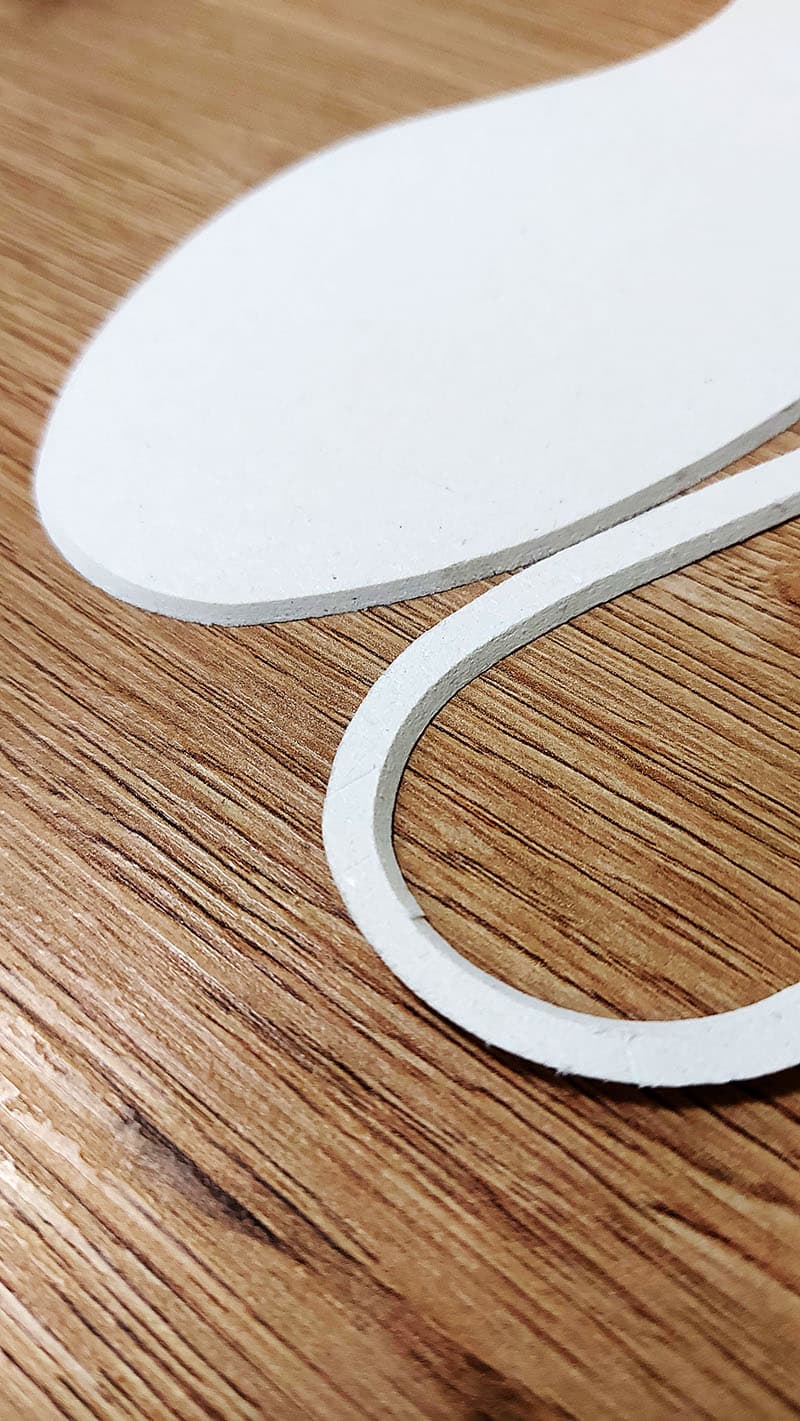 Template cutting precision